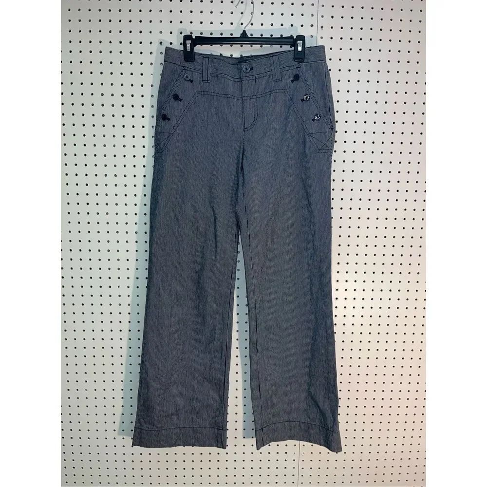 Ralph Lauren LRL Railroad Stripe Wide Leg  Pants